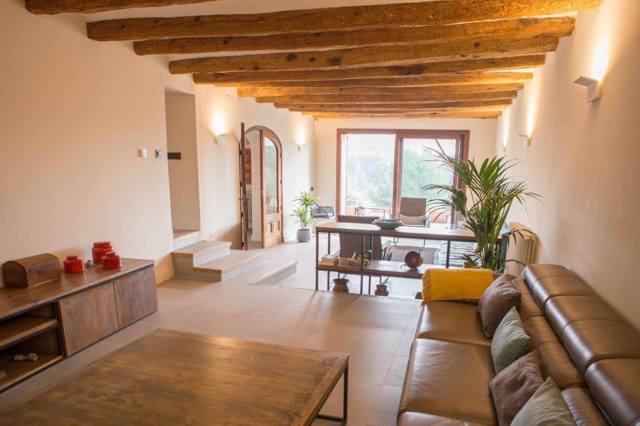 Casa Rural Masia Les Apieres El Pla de Manlleu Екстериор снимка