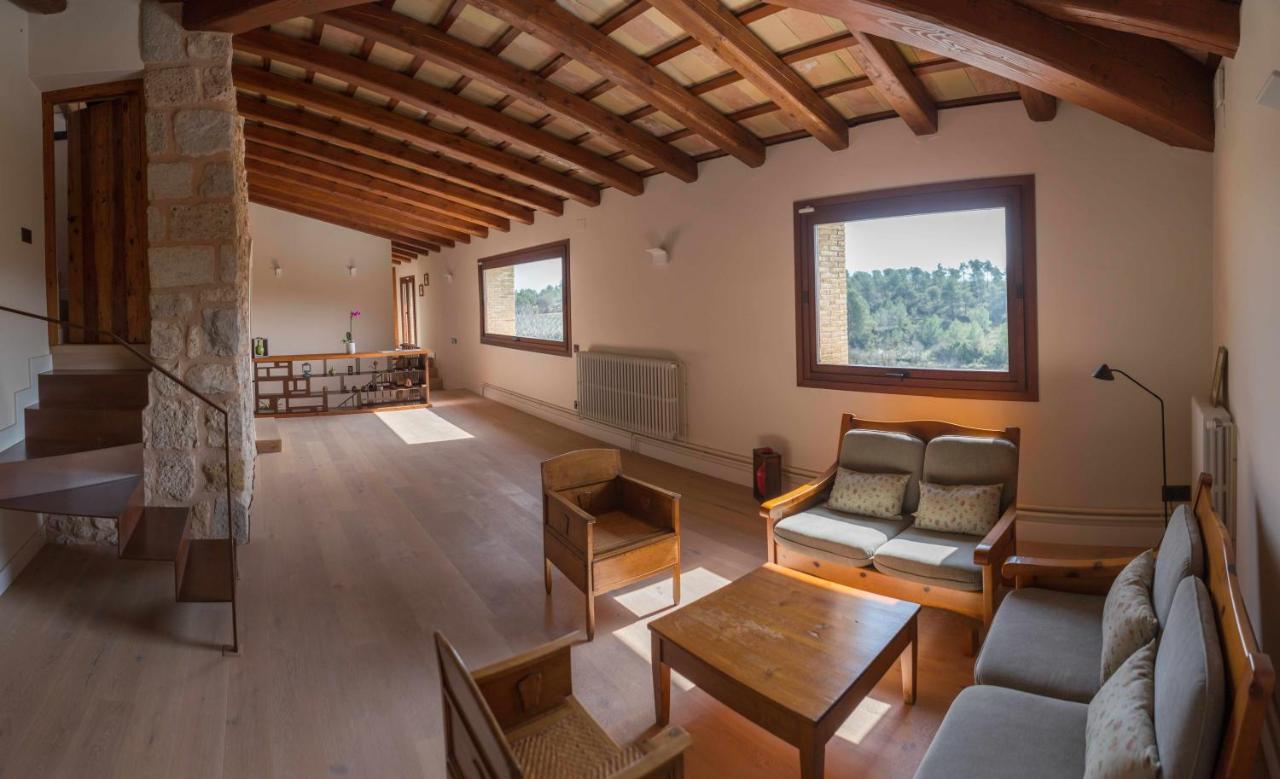 Casa Rural Masia Les Apieres El Pla de Manlleu Екстериор снимка