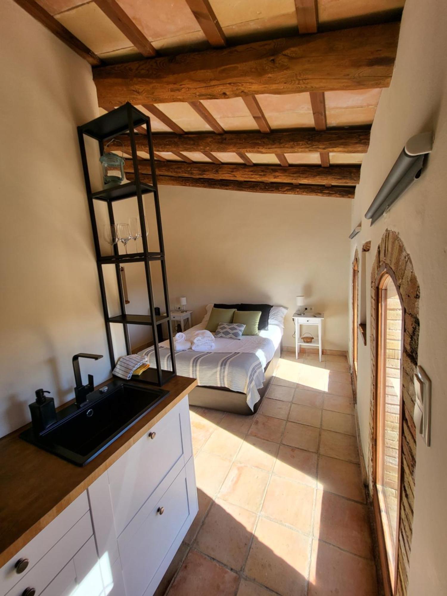 Casa Rural Masia Les Apieres El Pla de Manlleu Екстериор снимка