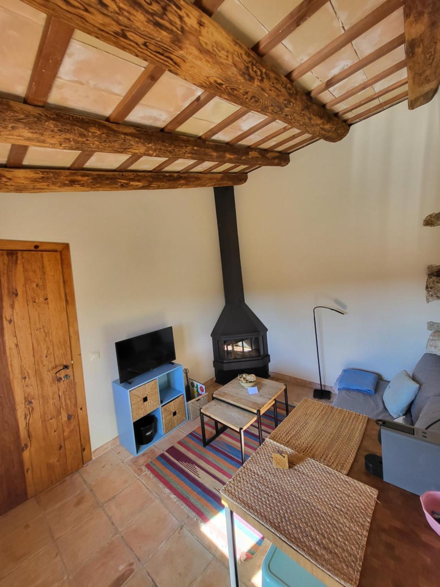 Casa Rural Masia Les Apieres El Pla de Manlleu Екстериор снимка