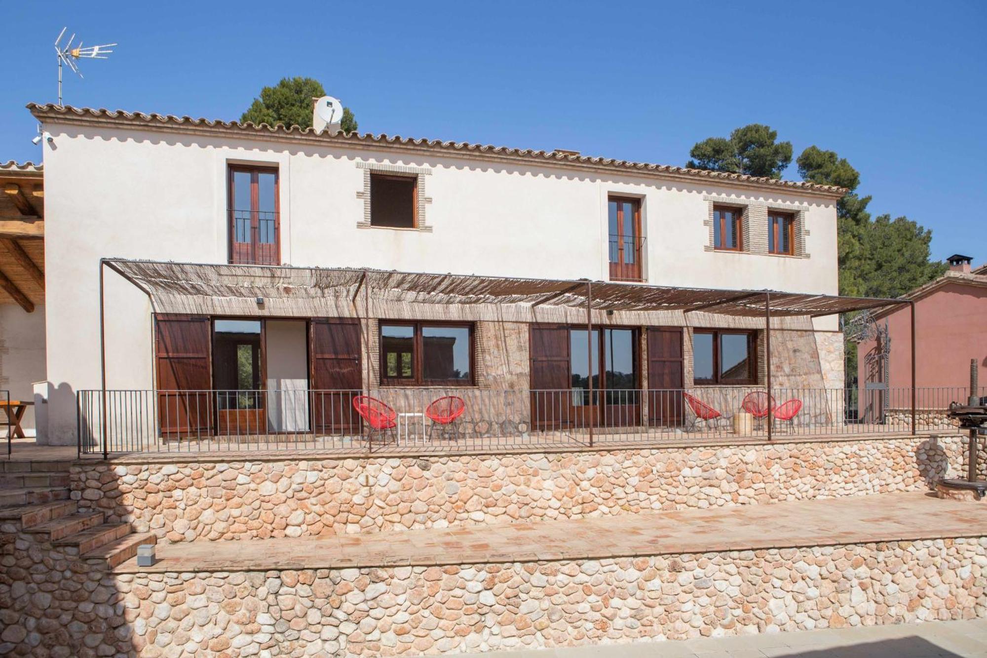 Casa Rural Masia Les Apieres El Pla de Manlleu Екстериор снимка