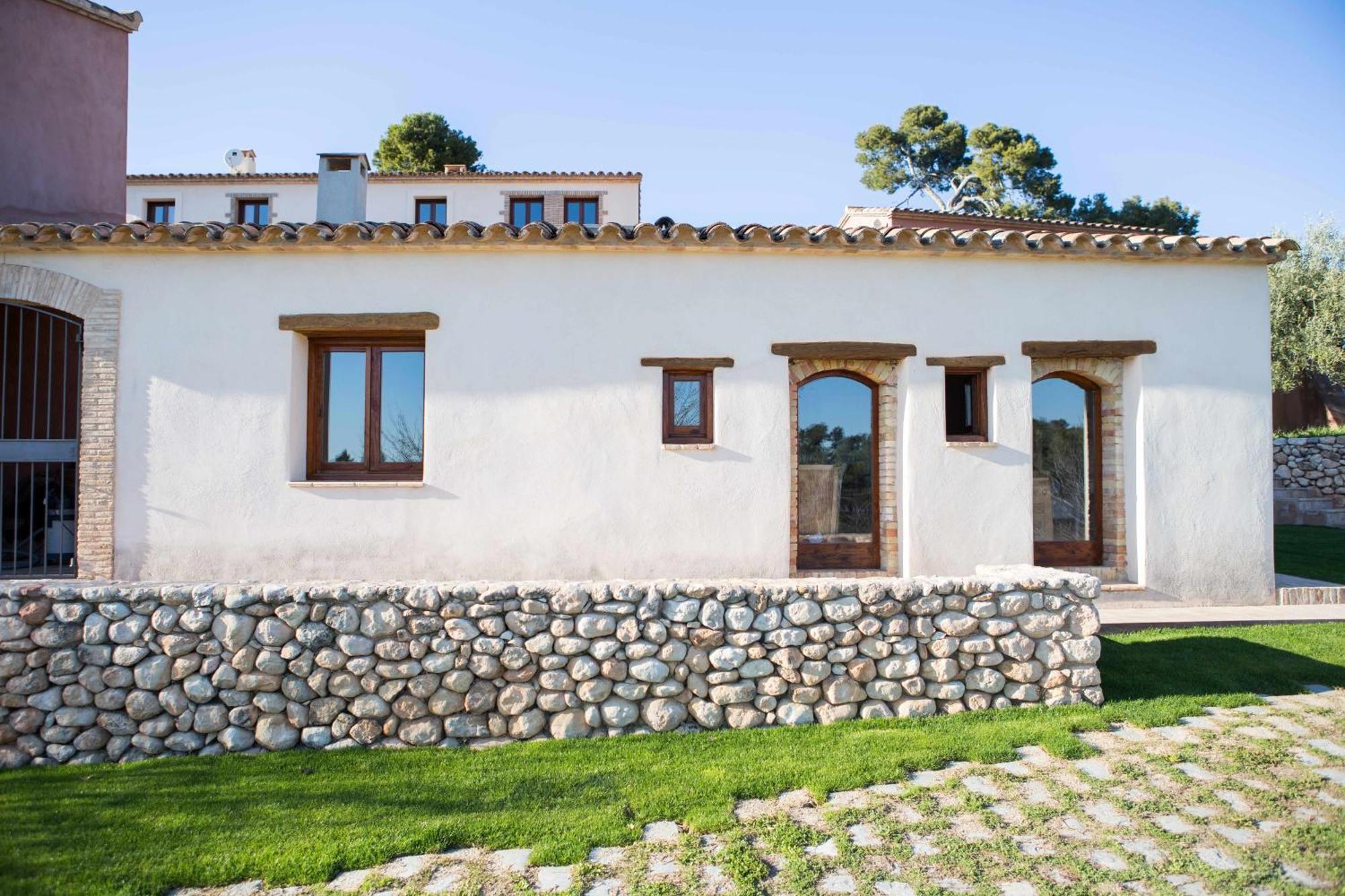 Casa Rural Masia Les Apieres El Pla de Manlleu Екстериор снимка